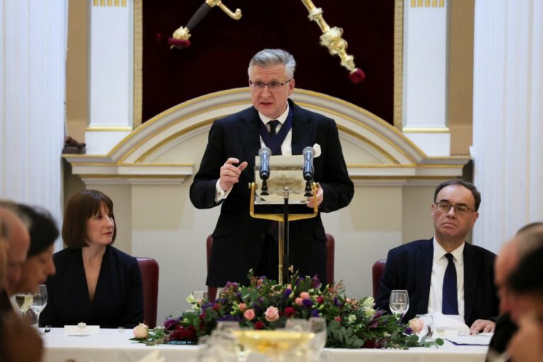 Rachel Reeves Mansion House speech